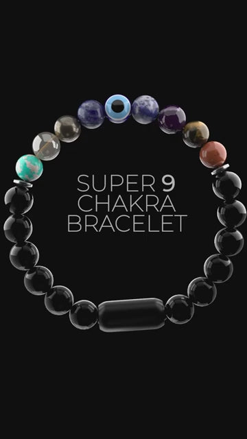 Super 9 Chakra Money Magnet Bracelet – Manifest Wealth & Fortune